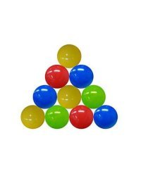 ШАРИКИ ПЛАСТИКОВЫЕ 10 шт. ЦВЕТНЫЕ, Ø85 мм (Арт. И-1497)