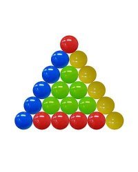 ШАРИКИ ПЛАСТИКОВЫЕ 150 шт. ЦВЕТНЫЕ, Ø85 мм (Арт. И-1506)