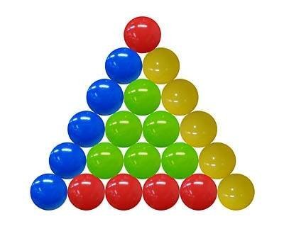 07. ШАРИКИ (Рыжий Кот) ШАРИКИ ПЛАСТИКОВЫЕ 150 шт. ЦВЕТНЫЕ, Ø85 мм (Арт. И-1506)