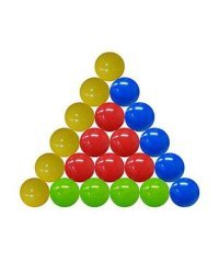 ШАРИКИ ПЛАСТИКОВЫЕ 200 шт. ЦВЕТНЫЕ, Ø85 мм (Арт. И-1507)