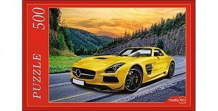 ПАЗЛЫ 500 элементов. РК500-7839 СПОРТИВНОЕ АВТО