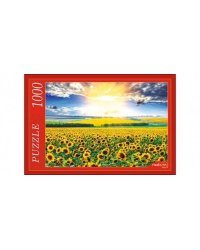 ПАЗЛЫ 1000 элементов. КБ1000-6897 ПОЛЕ ПОДСОЛНУХОВ