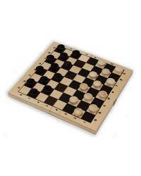 ШАШКИ ДЕРЕВЯННЫЕ С ДОСКОЙ (Арт. ИН-7513)