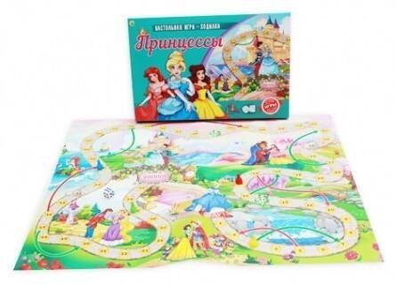 ЛУЧШИЕ ИГРЫ-ХОДИЛКИ (Рыжий Кот) Лучшая настольная игра-ходилка. ПРИНЦЕССЫ (Арт. ИН-8972)