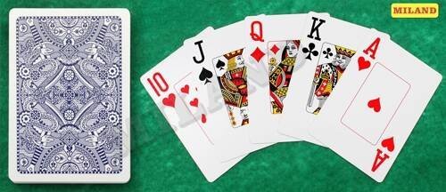 Игральные карты серия "Golem" blue 54 шт/колода (poker size index jumbo, 63*88 мм) ИН-3832
