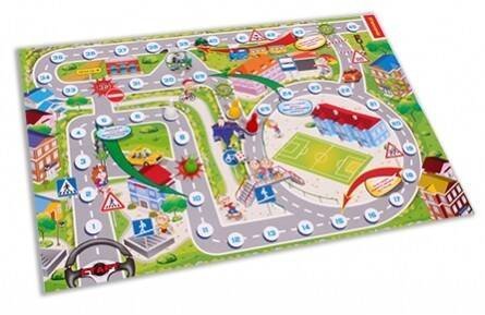 01. МИНИ-ИГРЫ (пакет, игр.поле, фишки, кубик) (Рыжий Кот) МИНИ-ИГРЫ. ДОРОЖНЫЕ ЗНАКИ (Арт. ИН-3475)