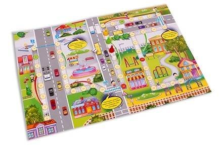 01. МИНИ-ИГРЫ (пакет, игр.поле, фишки, кубик) (Рыжий Кот) МИНИ-ИГРЫ. ПРАВИЛА ДОРОЖНОГО ДВИЖЕНИЯ (Арт. ИН-0991)