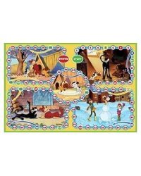 Союзмультфильм. Мини-игра. "Котенок по имени Гав" (пакет, игр.поле, фишки, кубик) (Арт. ИН-5012)