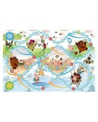 Союзмультфильм. Мини-игра. "Винни Пух" (пакет, игр.поле, фишки, кубик) (Арт. ИН-5013)