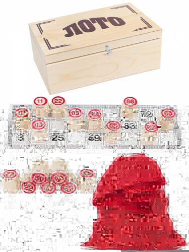 Русское лото в деревянном сундучке ИН-8979