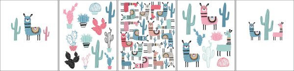 Тетрадь 48 л (Академия Групп) Тетр 48л скр А5 кл 9785/5-EAC текстура кожа, тисн фольг, конгрев Sev Ламы и кактусы FSCMixCredit FC-COC-643086