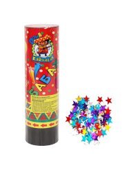 Хлопушка. Бабахалка. Звезды (фольгированные) 15 см. Х-1456