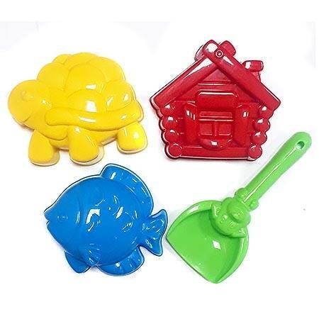 28. НАБОР № 28 (лопатка 13 см + 3 формочки) (Арт. И-7217)