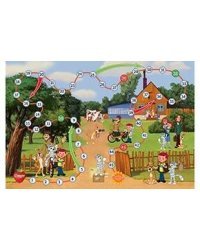 Союзмультфильм. Мини-игра. "Простоквашино" (пакет, игр.поле, фишки, кубик) (Арт. ИН-5017)