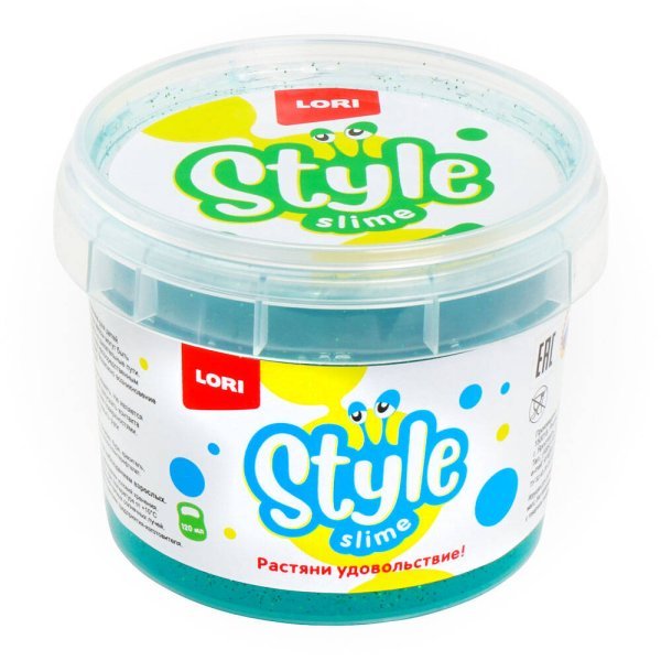 STYLE SLIME блестящий "Морская волна с ароматом яблока", 120мл.