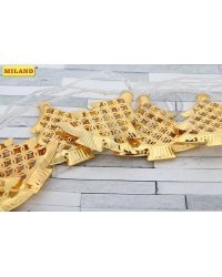 Гирлянда с насадками.Золотая ёлочка,6,5см,прозр. нить,4м,LED-20-220V,1 режим,тёплый белый НЛ-8333