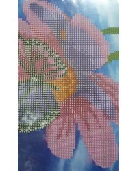 Н-р для дет.творч.Алмаз. моз.(класс.) 21х25см на карт.с част.заполн.MyArt.БАБОЧКА НА ЦВЕТКЕ. НД-1460