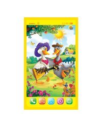 Музыкальный телефон "МОЙ ТЕЛЕФОНЧИК. ВЕСЕЛЫЕ ПОТЕШКИ" (3 сказки, 5 песенок, звуки) (арт. ИМ-7084)