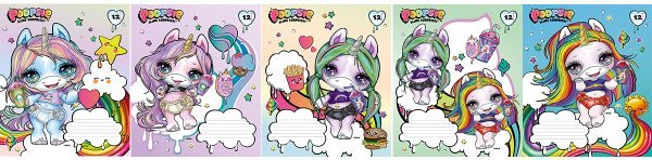 Тетр 12л скр А5 лин карт PO12/5-EAC Poopsie