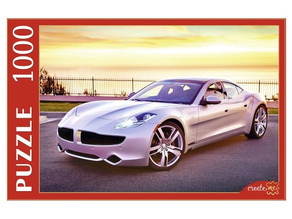 ПАЗЛЫ 1000 элементов. КБ1000-7866 СЕРЕБРИСТОЕ АВТО