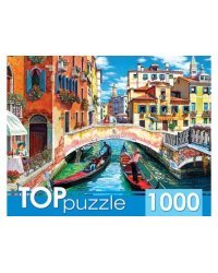 TOPpuzzle. ПАЗЛЫ 1000 элементов. ХТП1000-2170 Гондолы в Венеции