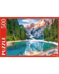 ПАЗЛЫ 500 элементов. ГИП500-0613 ИТАЛИЯ. ОЗЕРО СРЕДИ ДОЛОМИТОВЫХ АЛЬП
