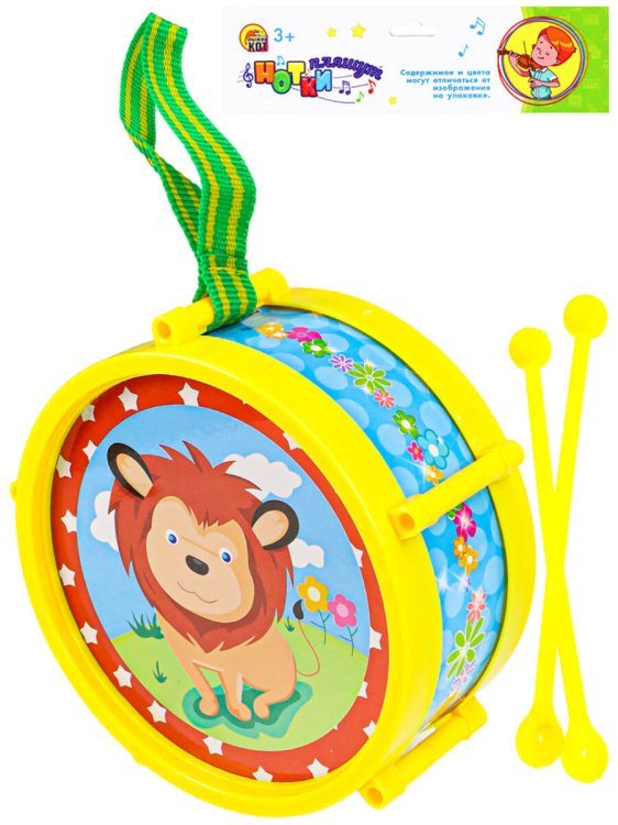 Музыкальный инструмент "Веселый барабан" 13.5 см (Арт. ИМ-1978)