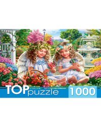 TOPpuzzle. ПАЗЛЫ 1000 элементов. ХТП1000-2176 Два нежных ангелочка