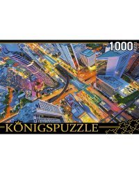 26. Konigspuzzle. ПАЗЛЫ 1000 элементов. ГИK1000-0636 ТАИЛАНД.НОЧНОЙ БАНГКОК