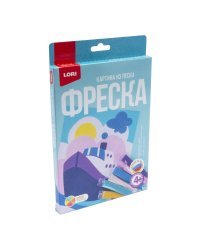 Пз/ф-019 Фреска. Картина из песка "Вертолёт"