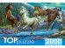 TOPpuzzle. ПАЗЛЫ 2000 элементов. ХТП2000-1594 Ночной табун лошадей