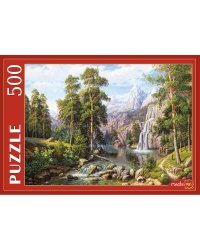 ПАЗЛЫ 500 элементов. РУКП500-2919 В. ПОТАПОВ. ПЕЙЗАЖ С ВОДОПАДОМ
