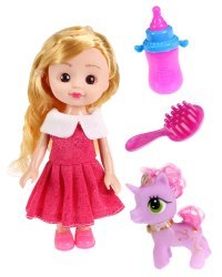 Кукла в наборе (15 см) "Кукла с пони 2" (аксесс.) в пак. (Арт. 1961648)