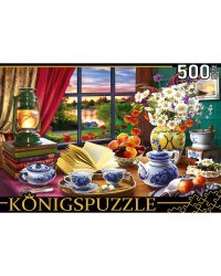 Konigspuzzle. ПАЗЛЫ 500 элементов. ХK500-7039 ВЕЧЕРНЕЕ ЧАЕПИТИЕ