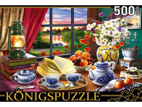 Konigspuzzle. ПАЗЛЫ 500 элементов. ХK500-7039 ВЕЧЕРНЕЕ ЧАЕПИТИЕ
