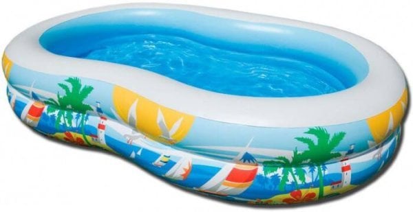 Бассейн надувной 262x160x46 см. Морской берег INTEX. (в коробке) Новинка. Арт. 56490NP