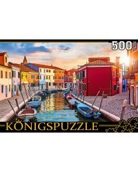 Konigspuzzle. ПАЗЛЫ 500 элементов. ВЕНЕЦИЯ. ОСТРОВ БУРАНО