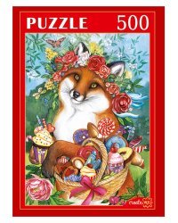 ПАЗЛЫ 500 элементов. ХП500-5886 ЛИСА СО СЛАДОСТЯМИ