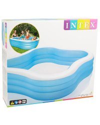 Бассейн надувной 229х229х56 см. Морские волны INTEX. (в коробке) Новинка. Арт. 57495NP