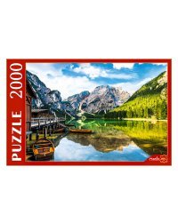 ПАЗЛЫ 2000 элементов. ПИ2000-3697 Италия. Озеро Брайес и лодки