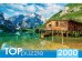 TOPpuzzle. ПАЗЛЫ 2000 элементов. ГИТП2000-4848 Италия. Летнее озеро Брайес