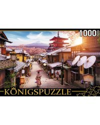 26. Konigspuzzle. ПАЗЛЫ 1000 элементов. ШТK1000-6796 ЯПОНИЯ. УЛОЧКА В ТОКИО