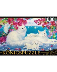 26. Konigspuzzle. ПАЗЛЫ 1000 элементов. РУКK1000-6631 Г. КОТИНОВА. ЦВЕТЫ ЛЕТО МОРЕ