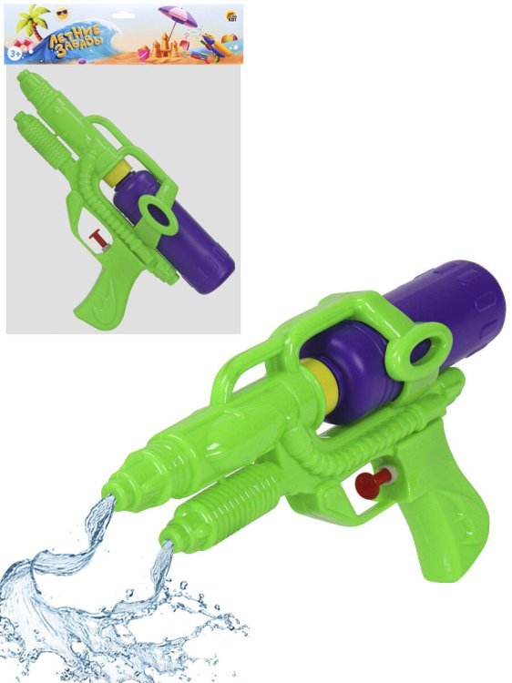 Водный пистолет(23*13*5.6)(108мл,дальность стрельбы 5-7м,цвет-микс,в пакете) ( Арт. ИК-1036)