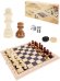 Игра 3 в 1 дерево(шахматы, шашки, нарды) (24х14.5х3 см) фигуры-дерево в коробке (Арт.ИН-9466)