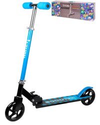 Самокат двухколесный (колеса PU 14 см, 73 * 10 * 86, макс. вес 50 кг, голубой) ( Арт. И-3375)