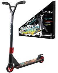 Самокат трюковый (65x11x84),кол.11см,макс.вес 100кг.,граффити 1,в коробке) ( Арт. СМК-0984)