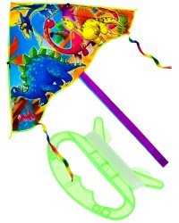 Воздушный змей "Динозавры" размер 90*50см, пакет ( Арт. ИК-1163)