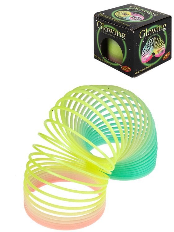 10. ПРУЖИНКИ-РАДУГИ (Рыжий Кот) Пружинка-радуга светящаяся в темноте (7,5*7,5*6,5 см) "СВЕТЛЯЧОК" (Арт. ИК-3299)