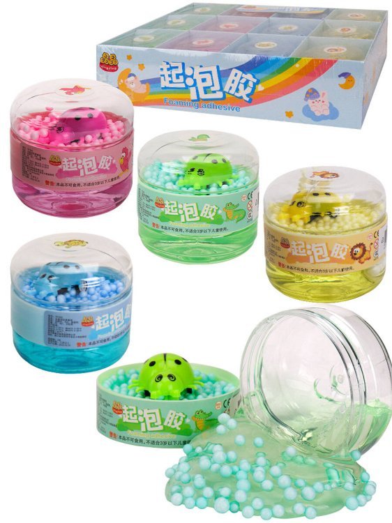 Слайм "Тянучка с шариками"(8*8, 12шт в ш/б,цвет-микс) ( Арт. СЛМ-3220) кратно 12